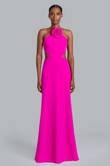 "Aria" Crepe Gown
