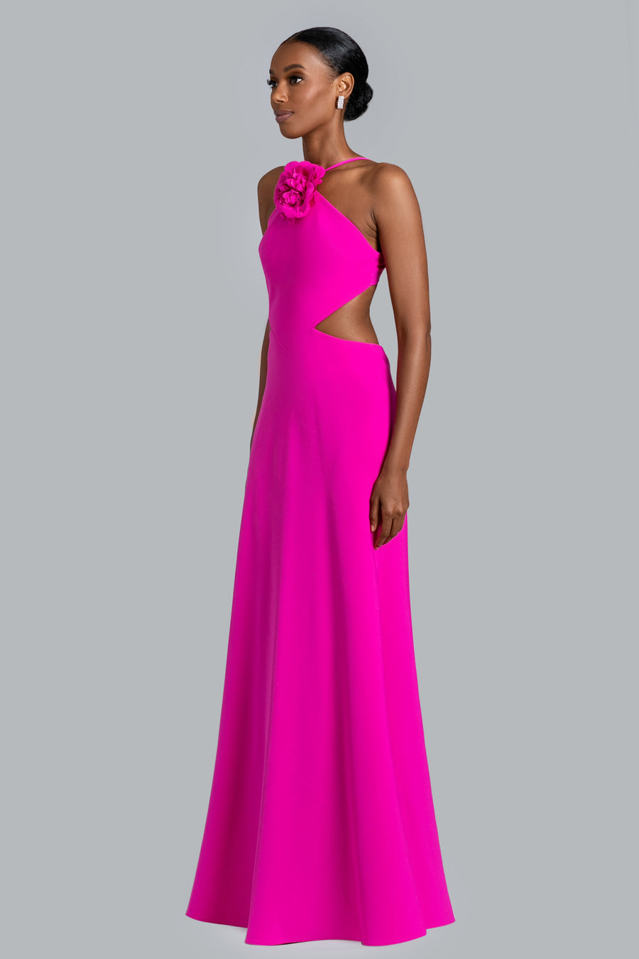 "Aria" Crepe Gown