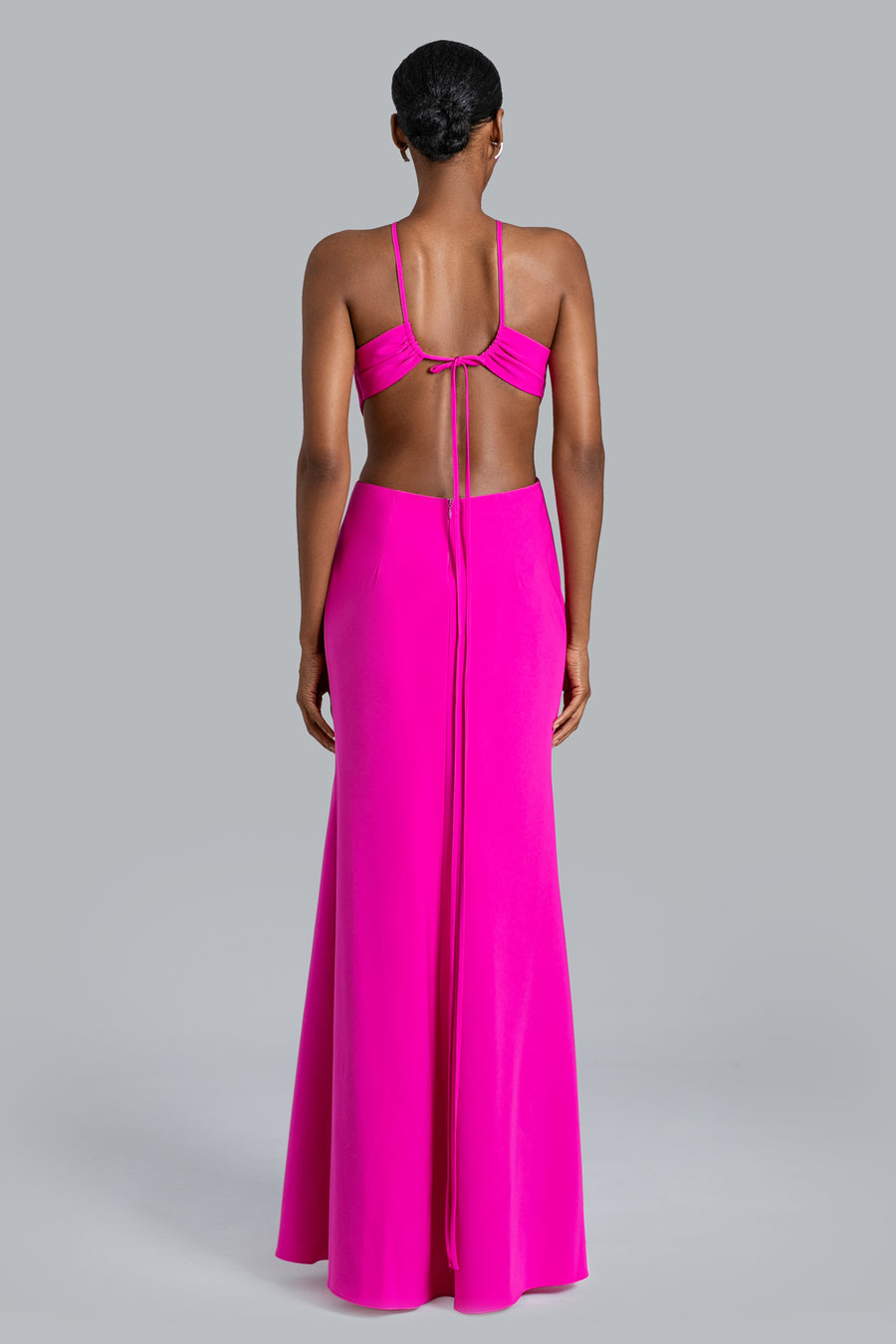 "Aria" Crepe Gown