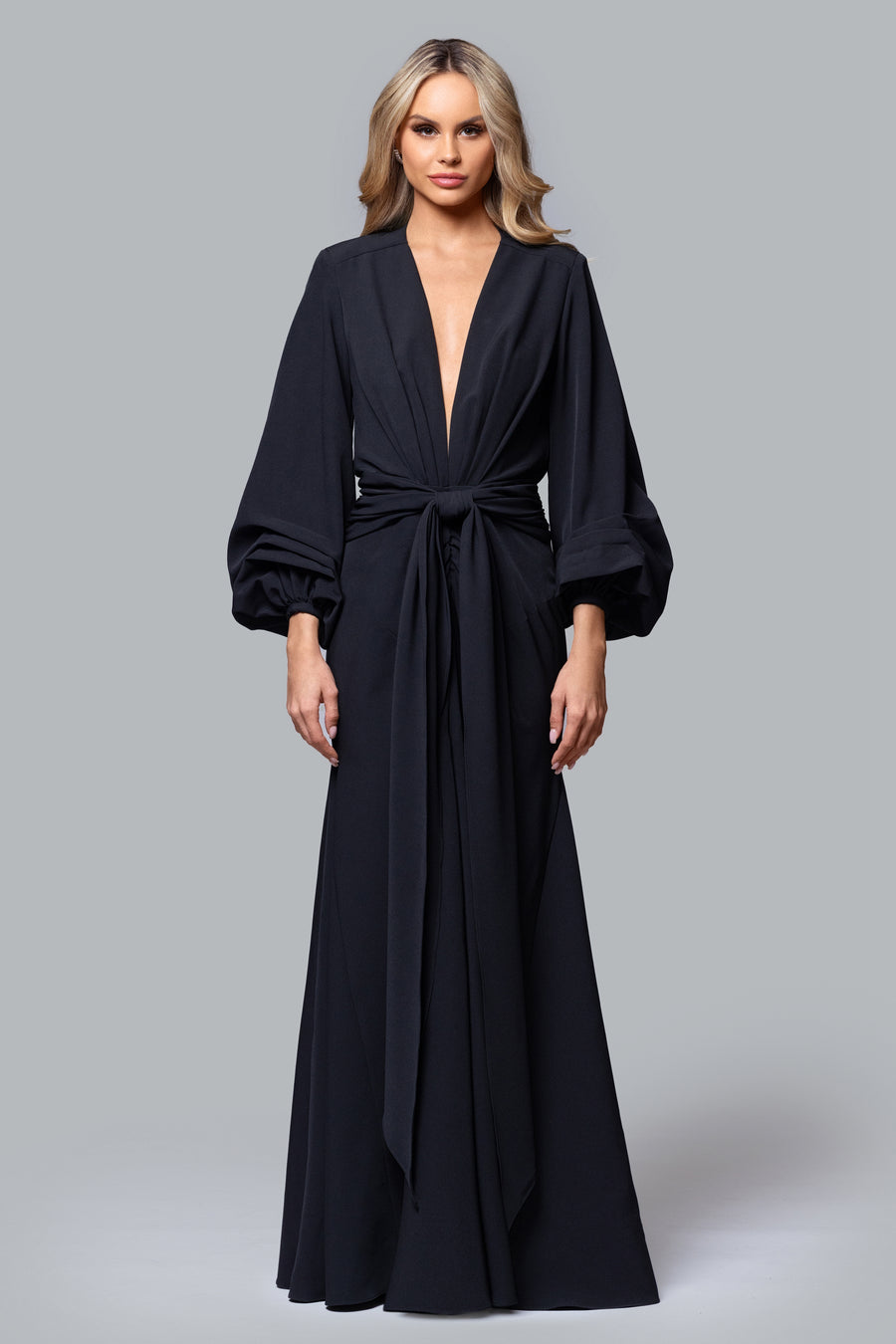 "Millie" Crepe Gown